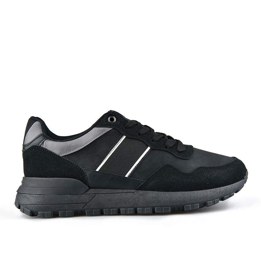 ανδρικά αθλητικά παπούτσια οικολογικό δέρμα μαύρο 0