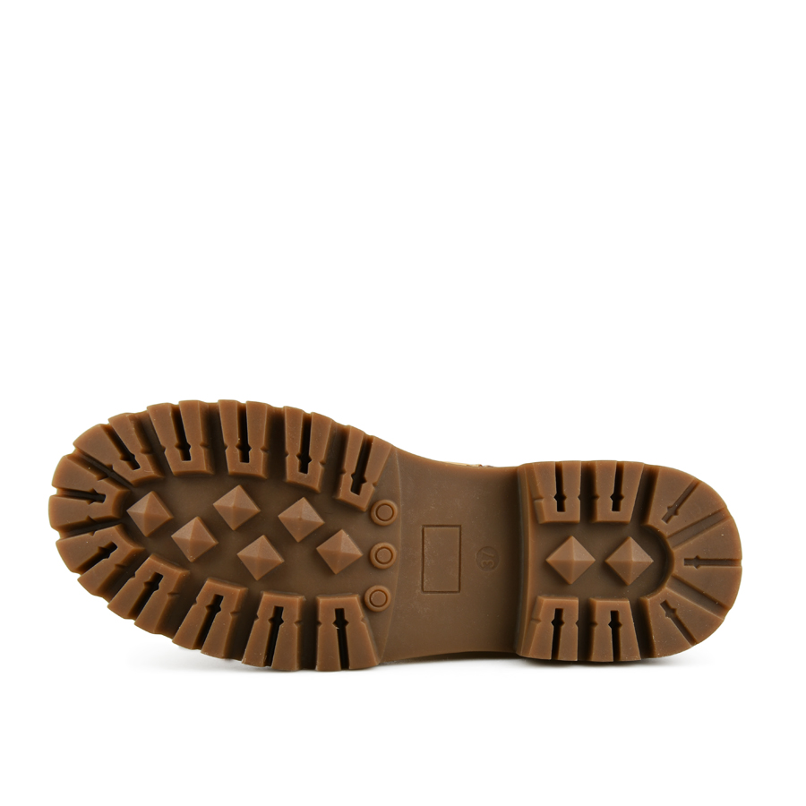 γυναικεία μποτάκια οικολογικό δέρμα μπεζ 4