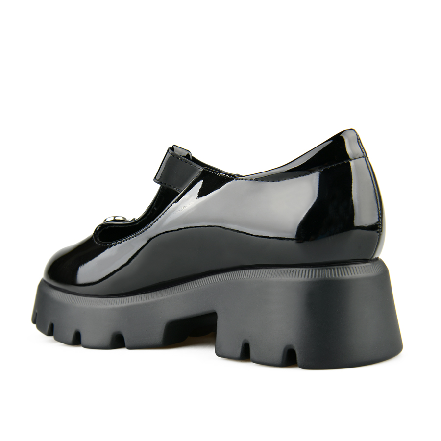 γυναικεία παπούτσια οικολογικό δέρμα μαύρο 3