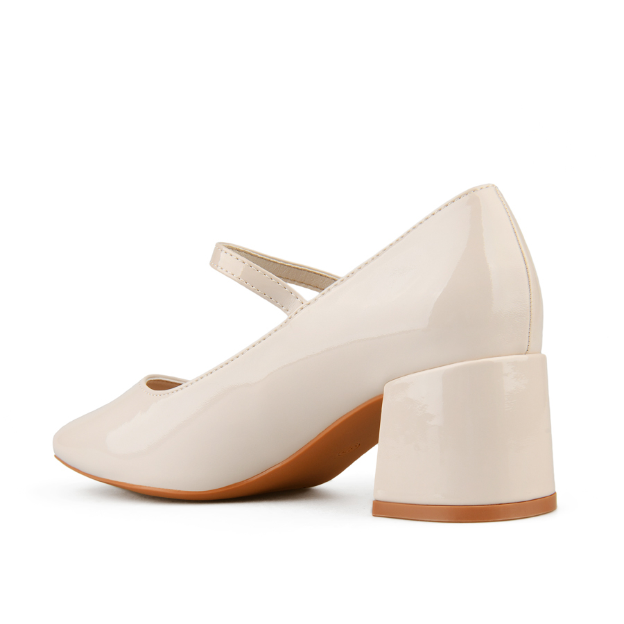 дамски обувки еко кожа бежови 3