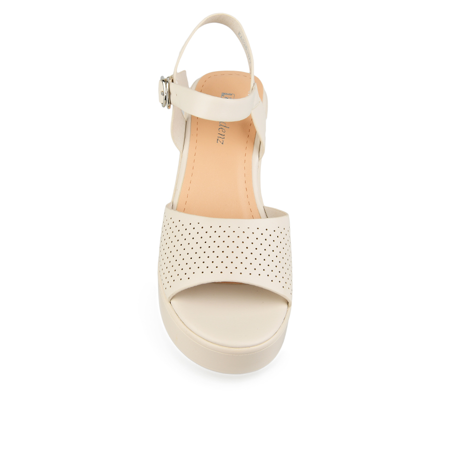 γυναικεία σανδάλια οικολογικό δέρμα μπεζ 2