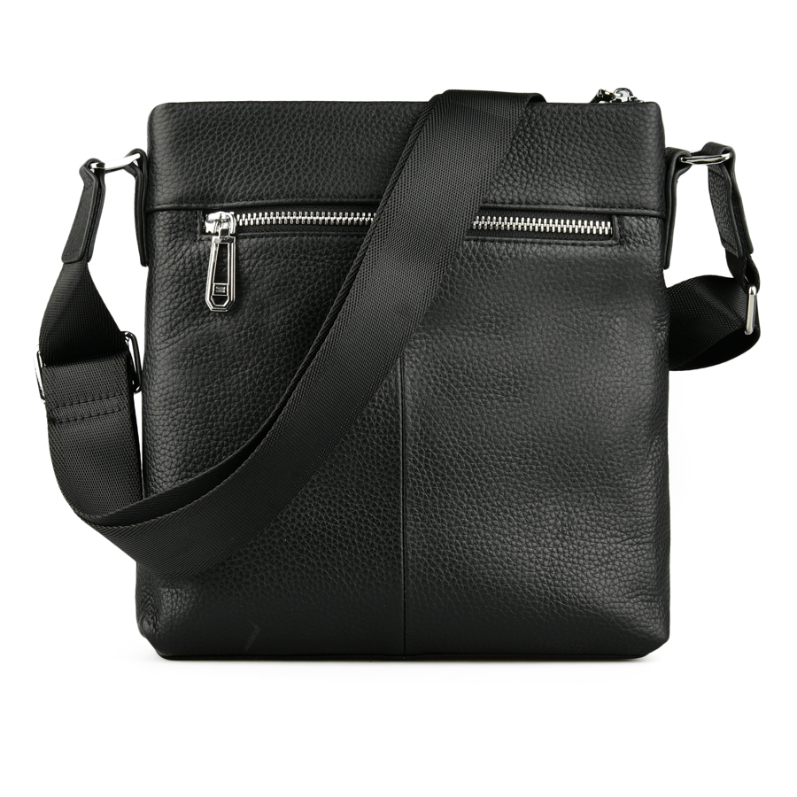 geantă bărbați piele naturală negru 1
