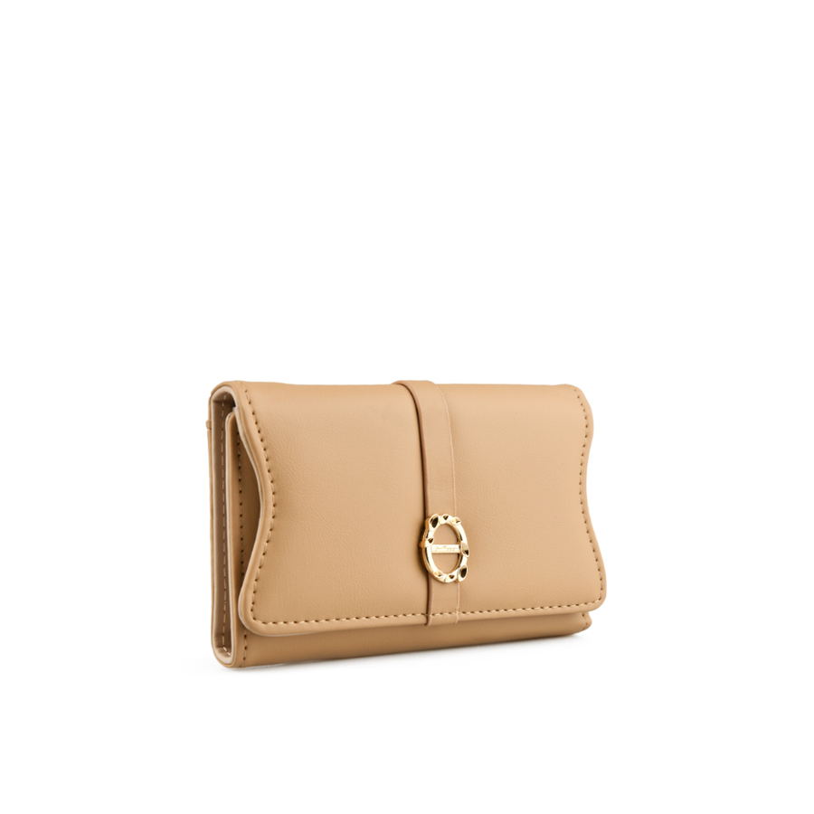 дамско портмоне еко кожа кафяво 0