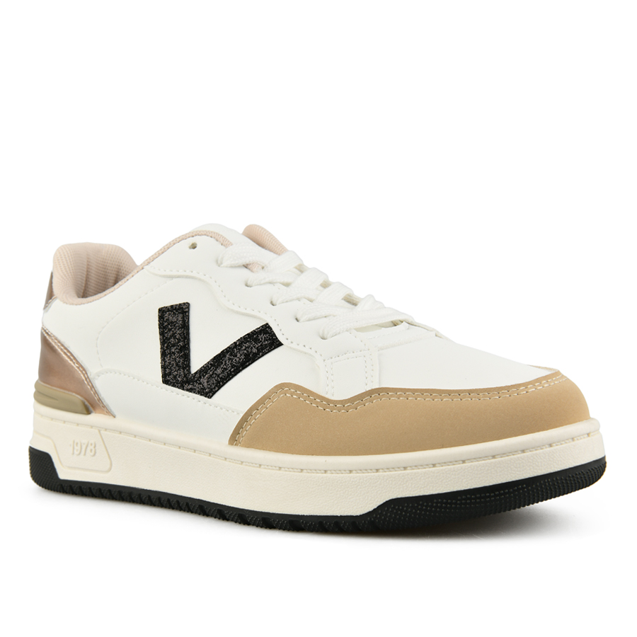γυναικεία sneakers οικολογικό δέρμα λευκά 1