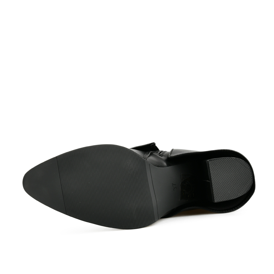 botine damă piele ecologică negru 4