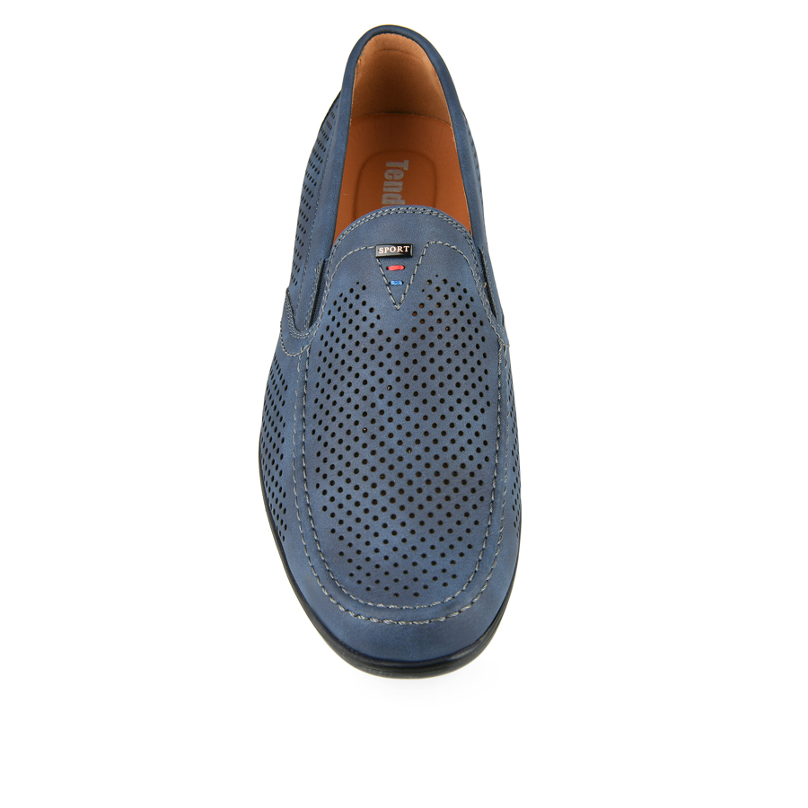 pantofi bărbați piele ecologică albastru închis 2