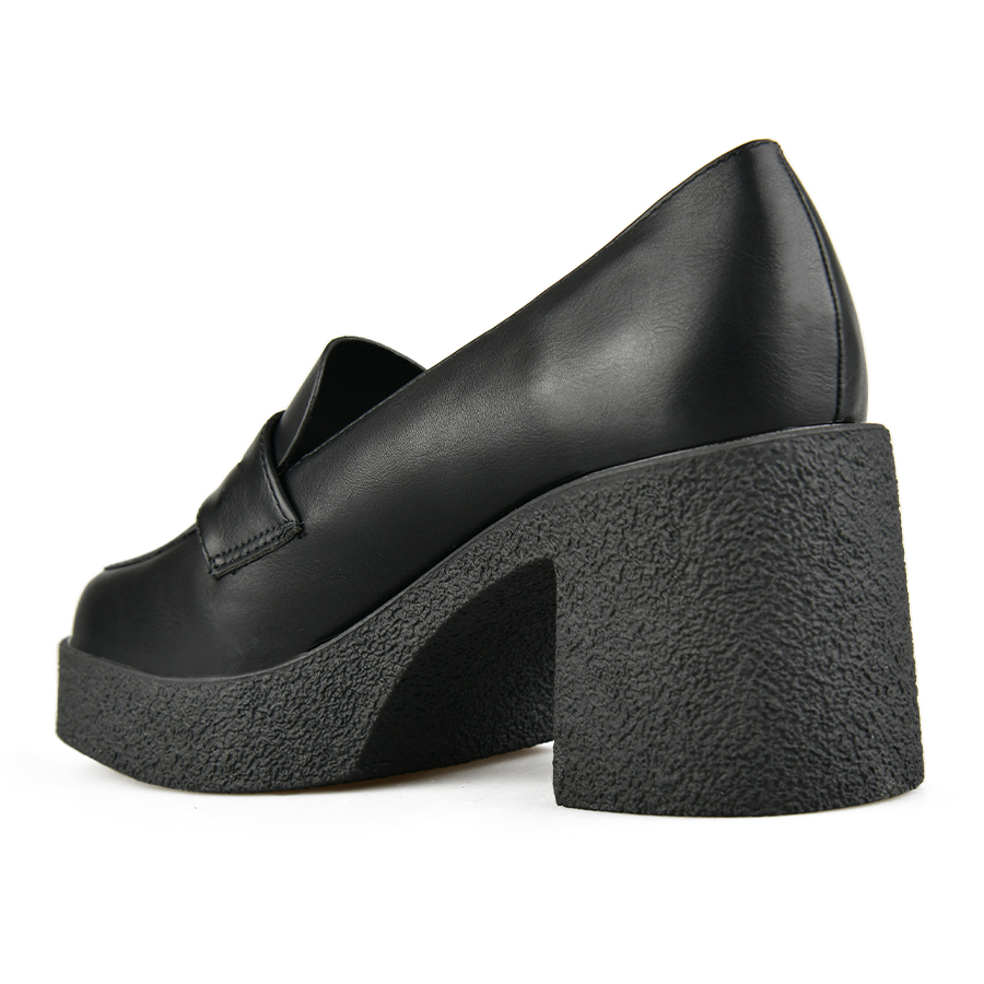 γυναικεία παπούτσια οικολογικό δέρμα μαύρο 3