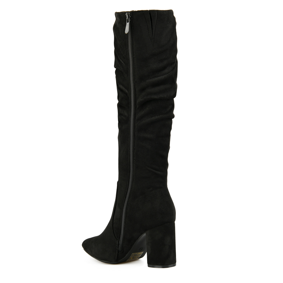cizme damă textil negru 3