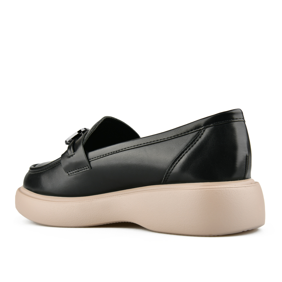 γυναικεία παπούτσια οικολογικό δέρμα μαύρο 3