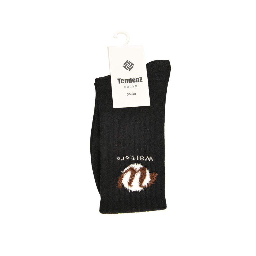 șosete damă textil negru 0