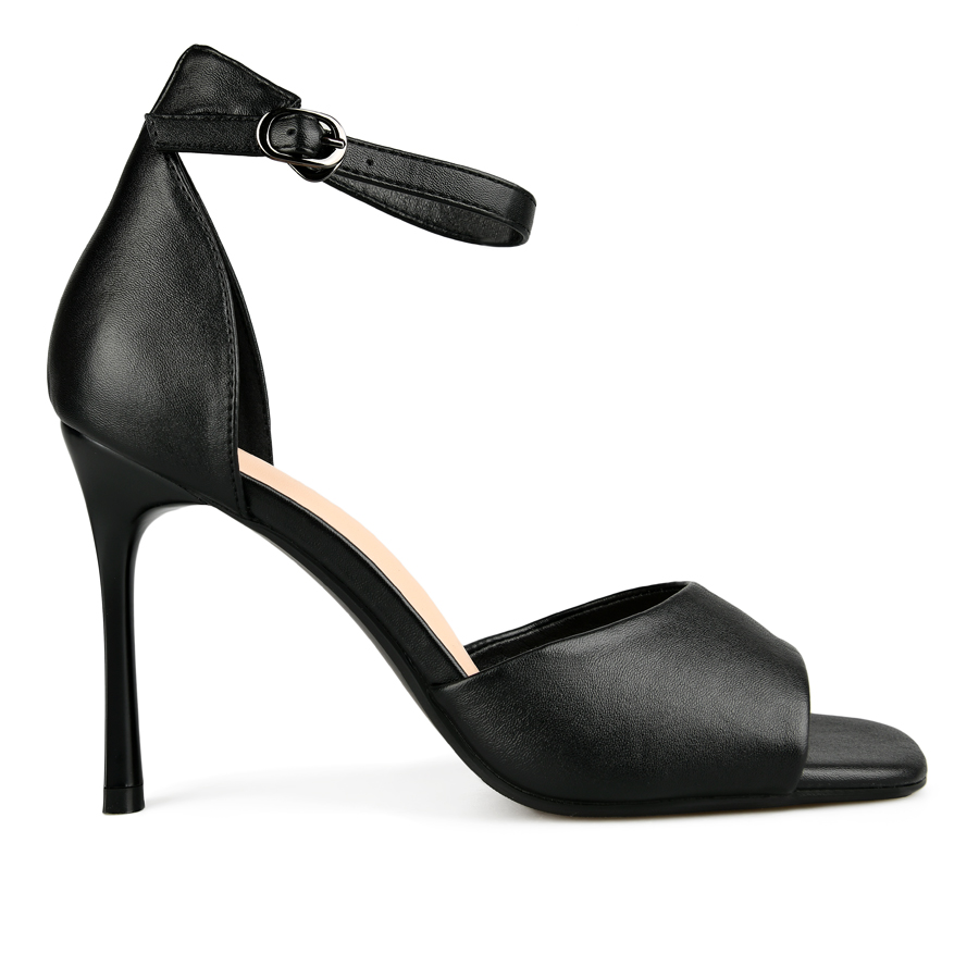 γυναικεία σανδάλια οικολογικό δέρμα μαύρο 0