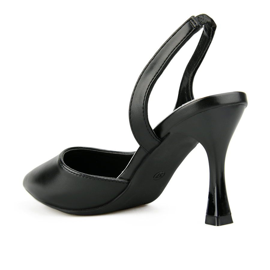 γυναικεία σανδάλια οικολογικό δέρμα μαύρο 3