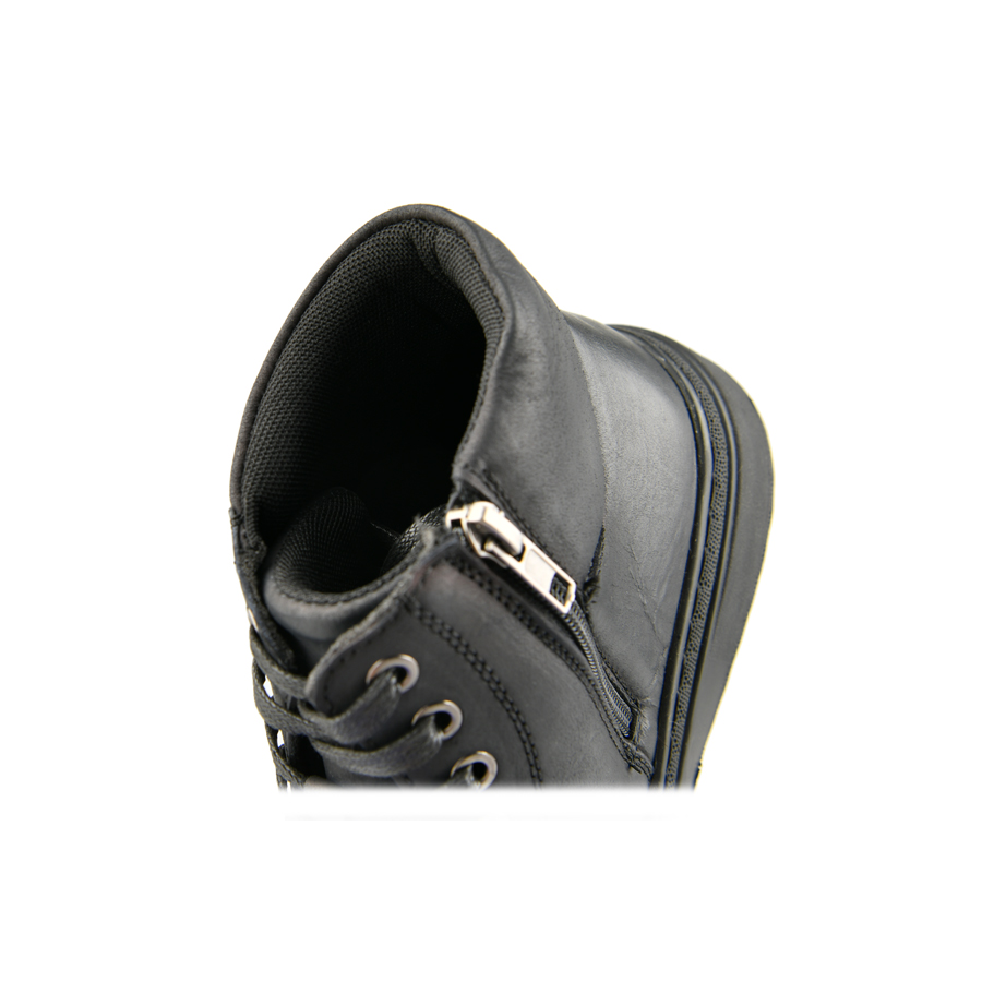 botine bărbați piele naturală negru 5