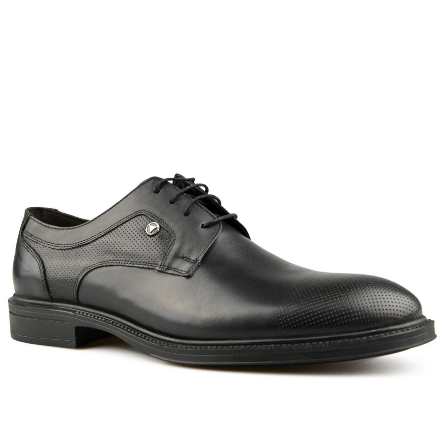 мъжки обувки естествена кожа черни 1