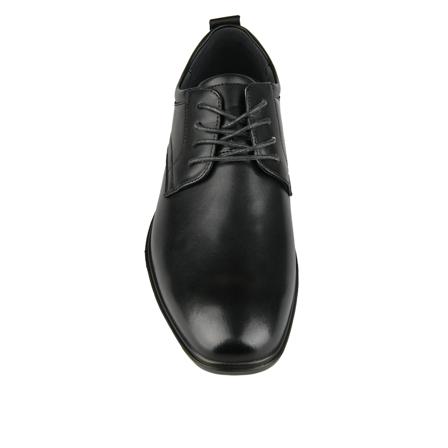 ανδρικά παπούτσια φυσικό δέρμα μαύρο 2