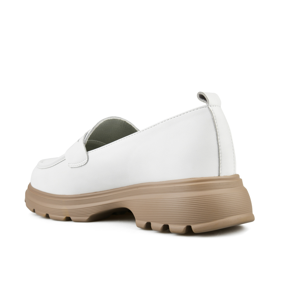 γυναικεία παπούτσια οικολογικό δέρμα λευκά 3