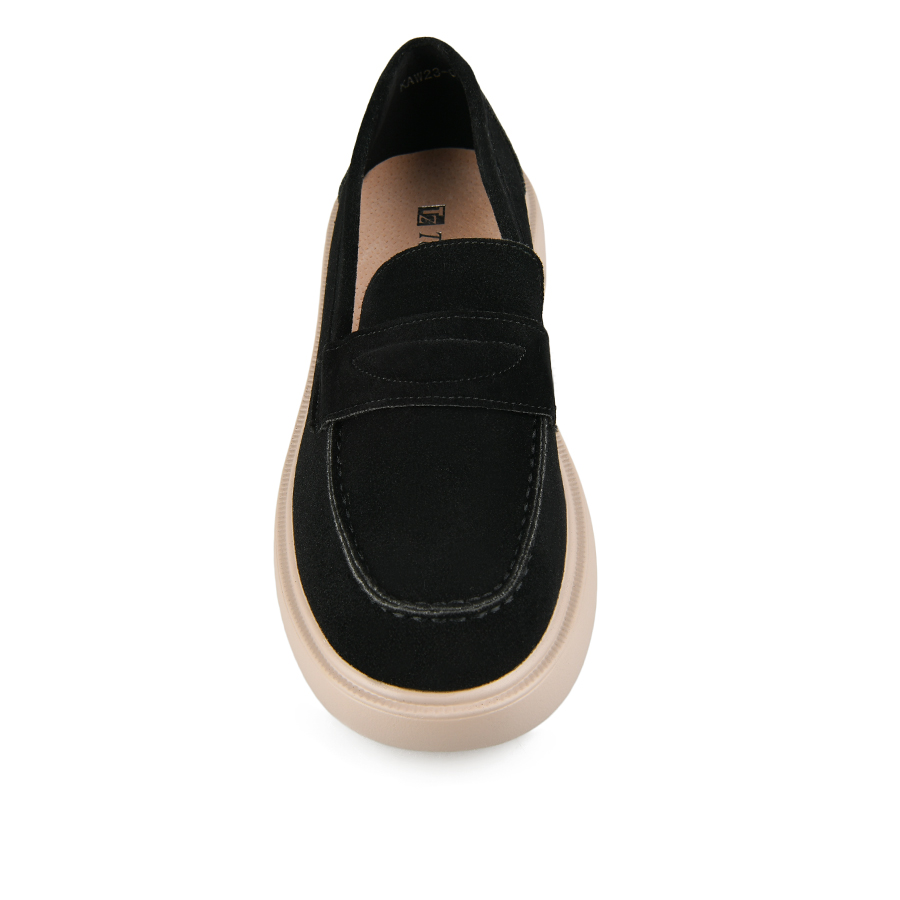 γυναικεία παπούτσια ύφασμα μαύρο 2