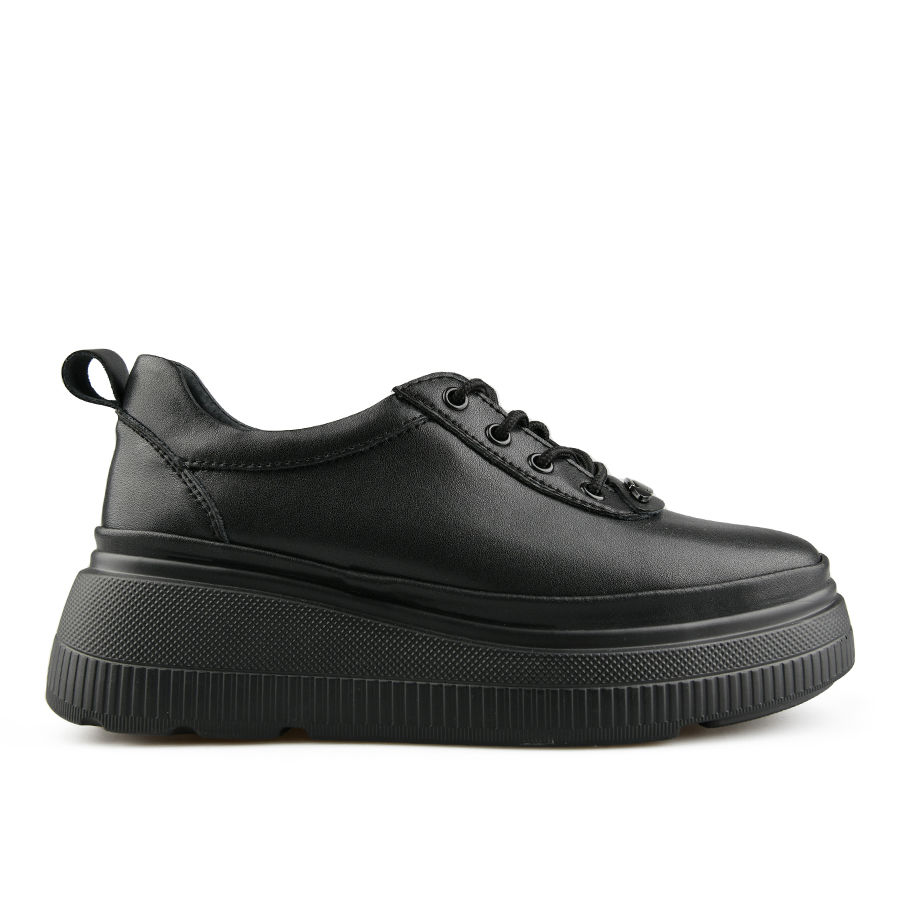 γυναικεία παπούτσια φυσικό δέρμα μαύρο 0