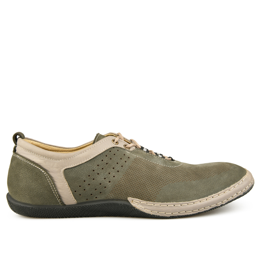 ανδρικά παπούτσια φυσικό δέρμα πράσινα 0