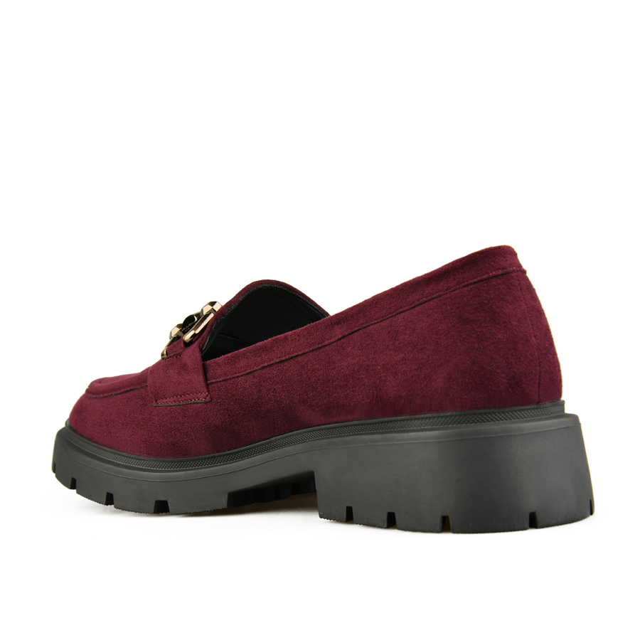 pantofi damă textil bordo 3