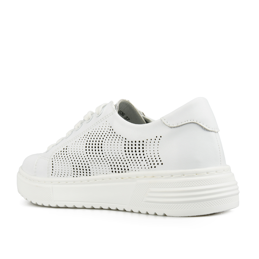 дамски обувки естествена кожа бели 3