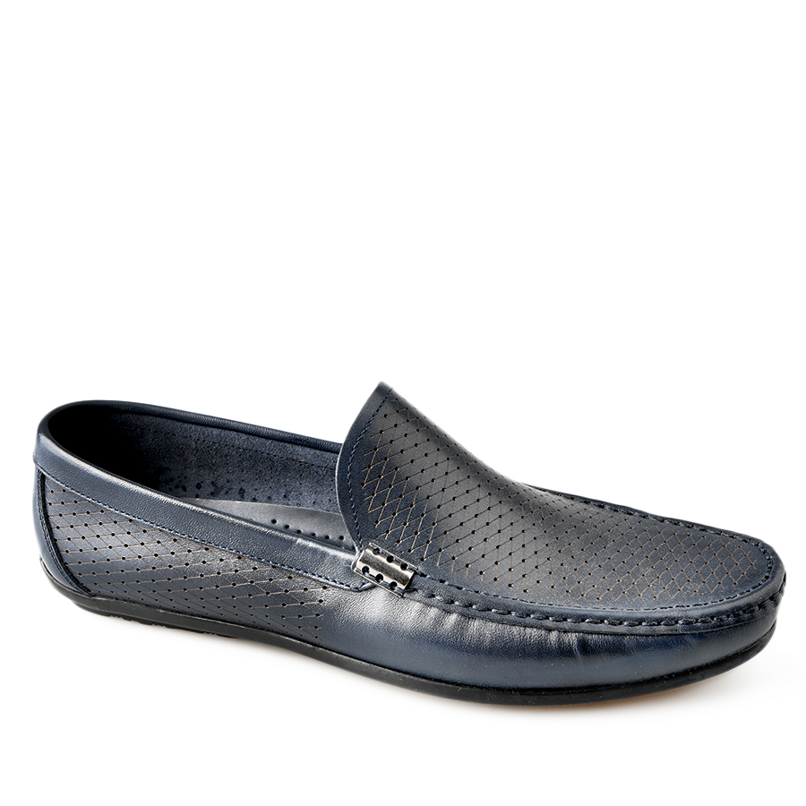 pantofi bărbați piele naturală albastru 0