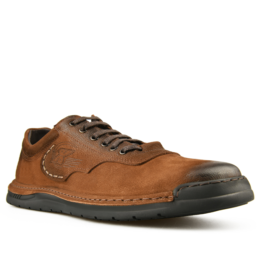 мъжки обувки естествена кожа кафяви 1