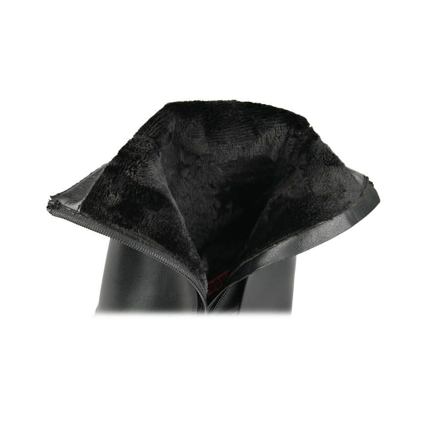 botine damă piele ecologică negru 5