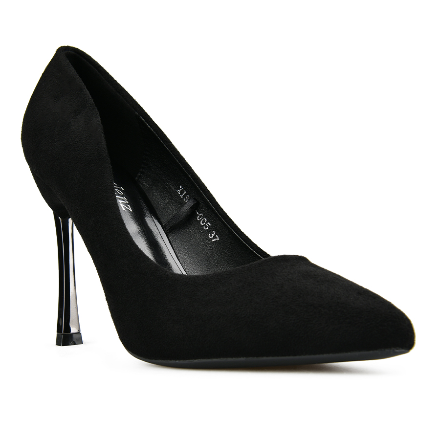 γυναικεία παπούτσια ύφασμα μαύρο 1