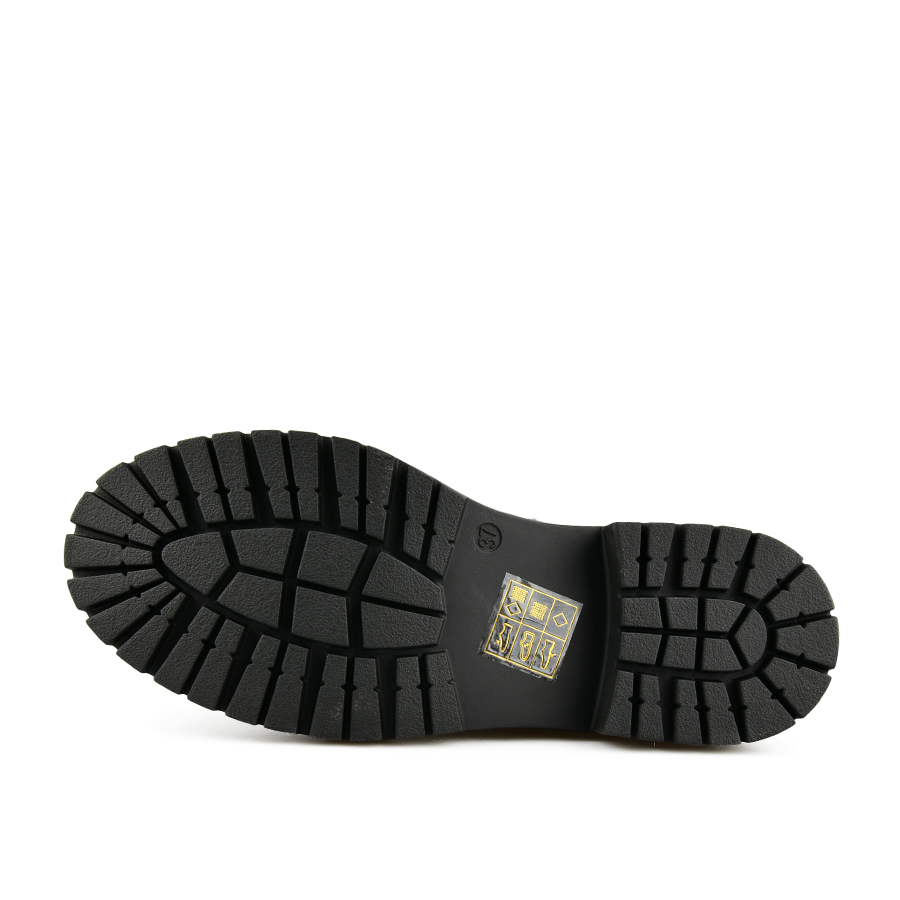 botine damă piele ecologică/textil negru 4