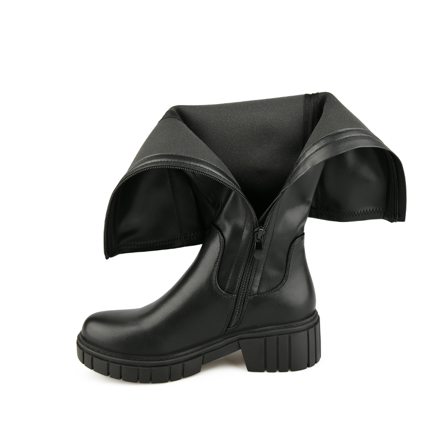 cizme damă piele ecologică negru 5