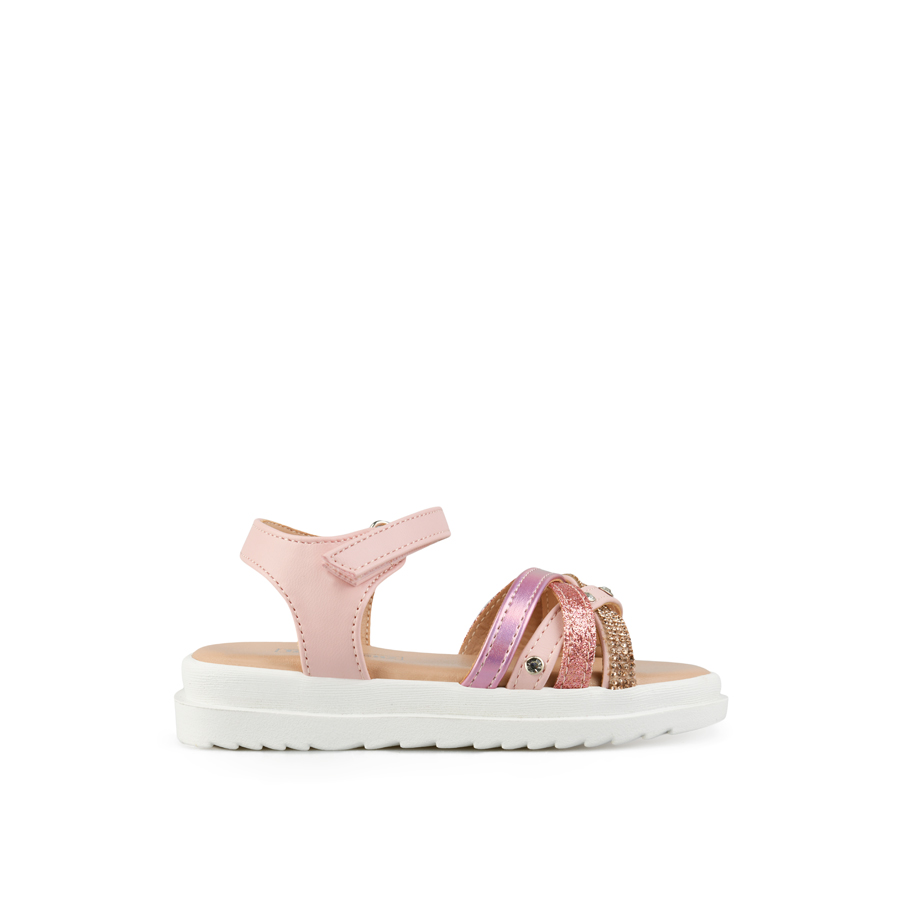 детски сандали еко кожа розови 0