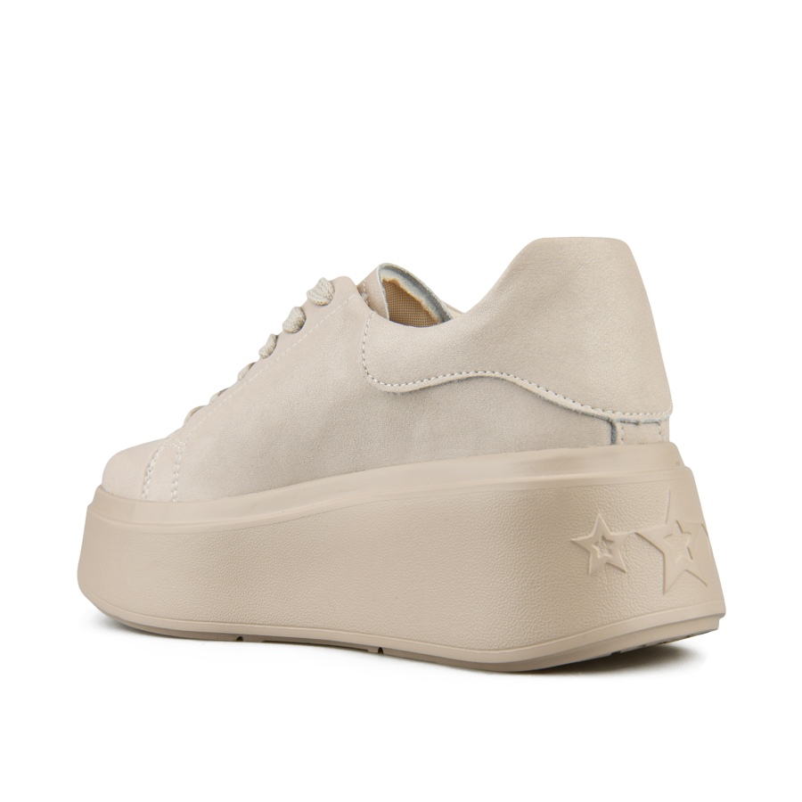 γυναικεία παπούτσια φυσικό δέρμα μπεζ 3