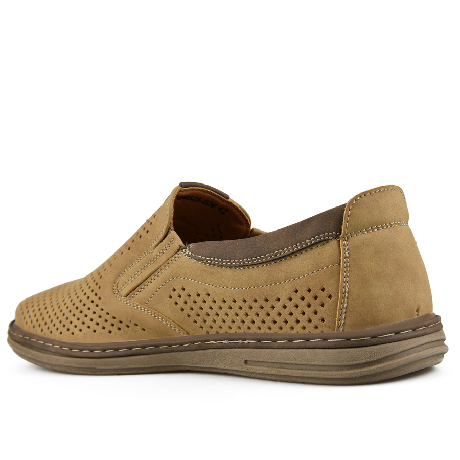 мъжки обувки еко кожа кафяви 3