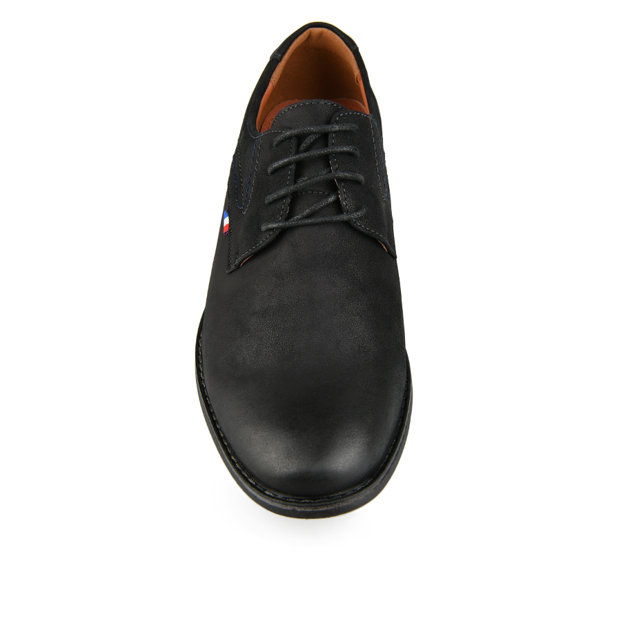 ανδρικά παπούτσια οικολογικό δέρμα μαύρο 1