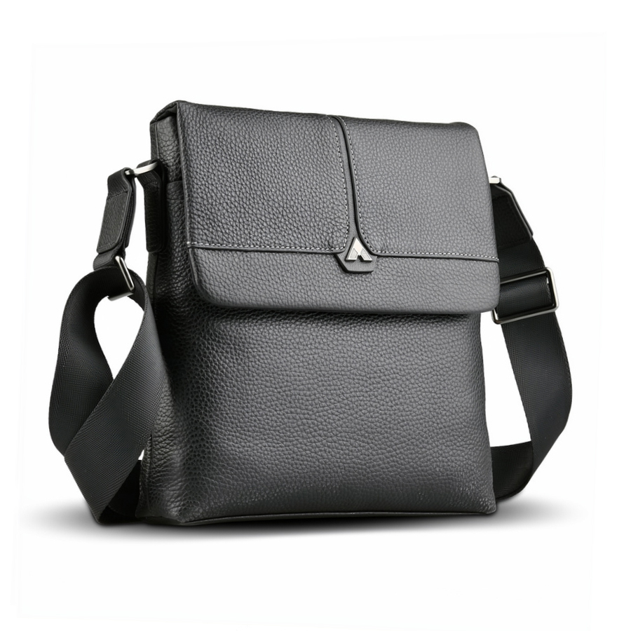 geantă bărbați piele naturală negru 0