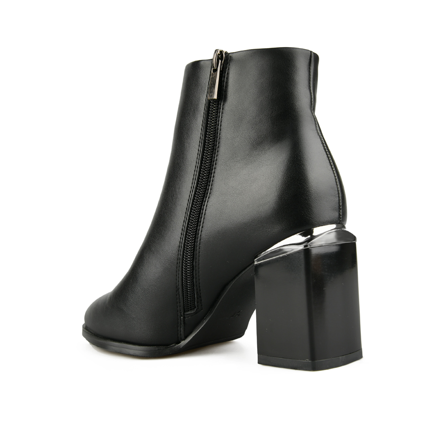 дамски боти еко кожа черни 3