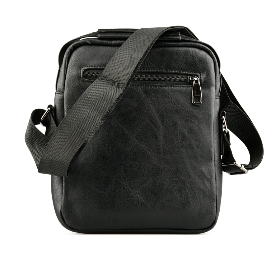 geantă bărbați piele ecologică negru 1