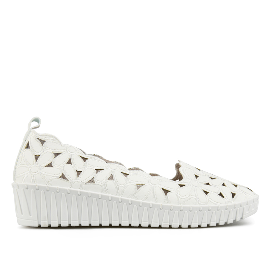 дамски обувки еко кожа бели 0