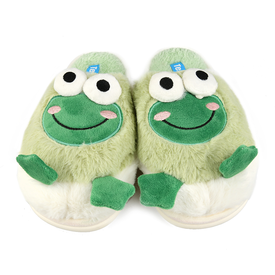 дамски пантофи текстил зелени 1