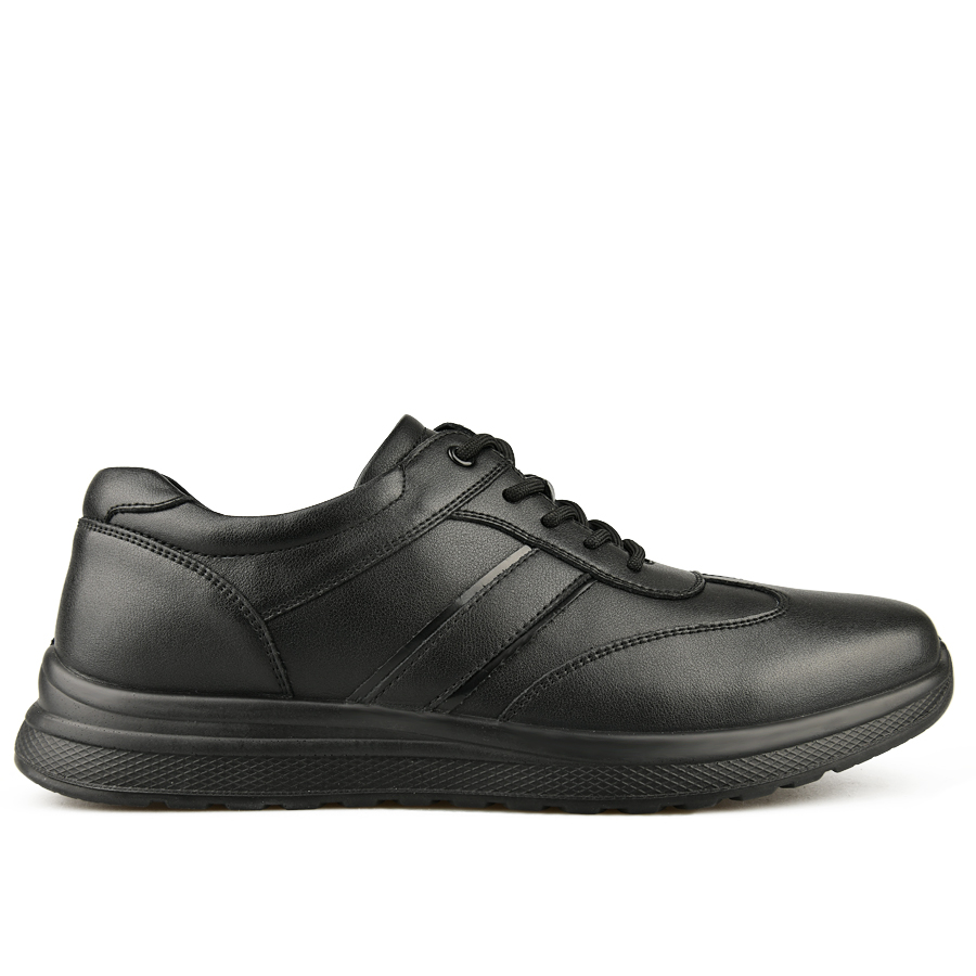 мъжки обувки естествена кожа черни 0