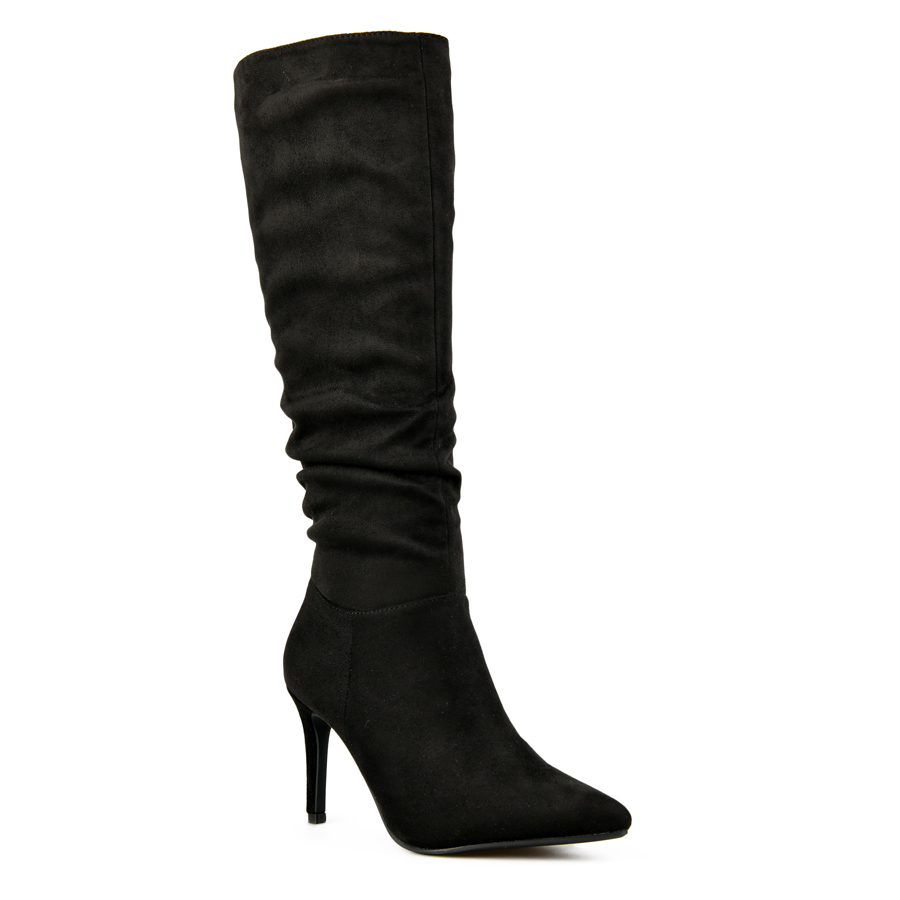 cizme damă textil negru 1