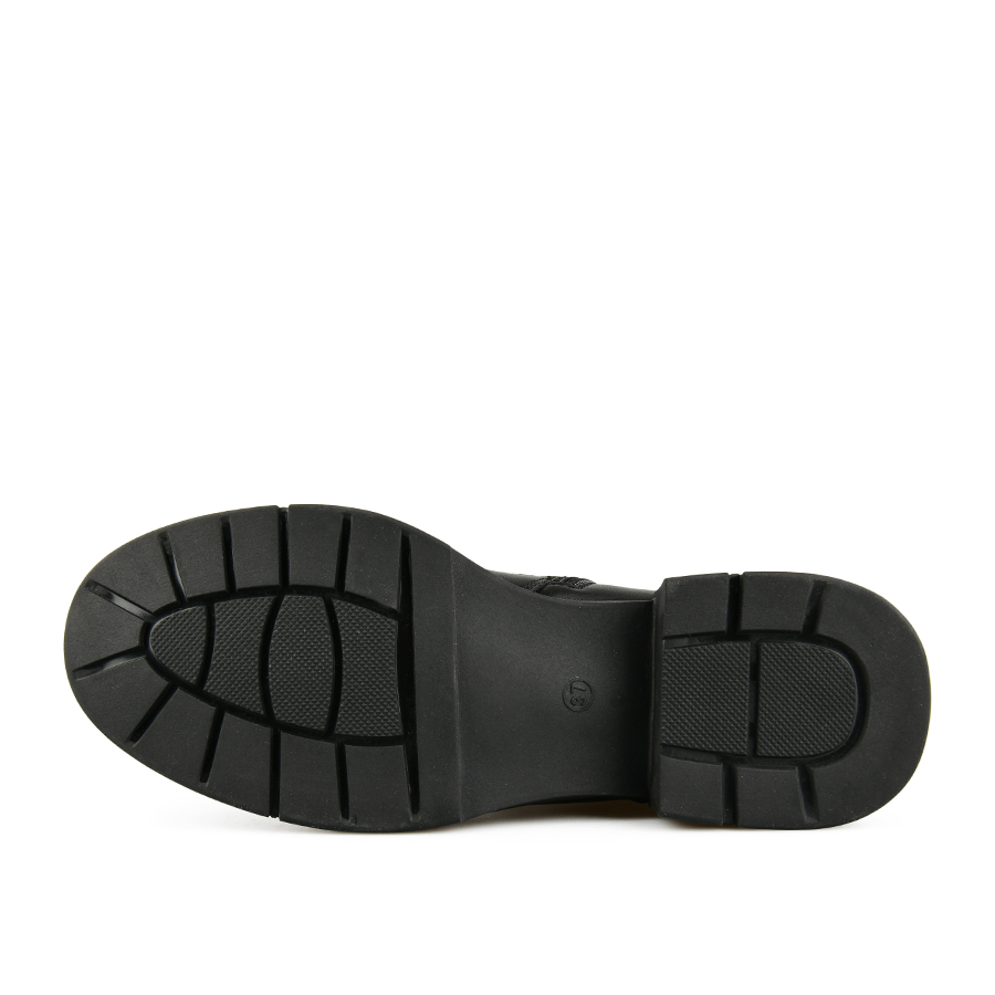 botine damă piele naturală negru 4