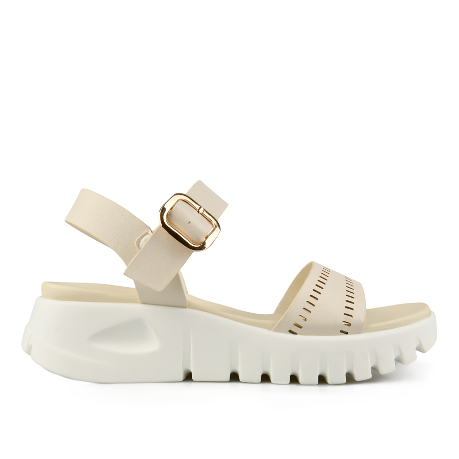 γυναικεία σανδάλια οικολογικό δέρμα ανοιχτό μπεζ 0