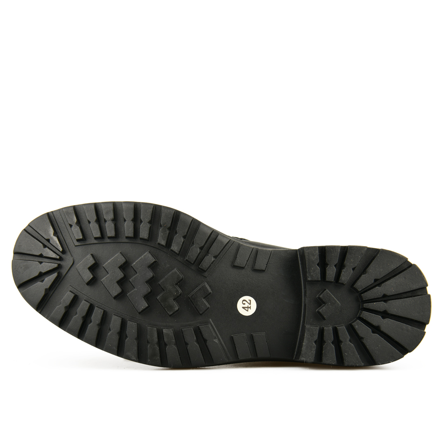 мъжки боти естествена кожа черни 5