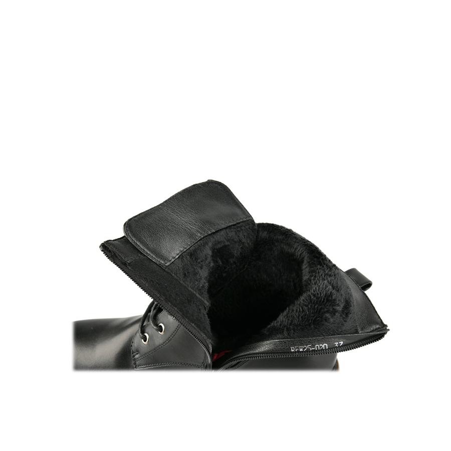 botine damă piele ecologică negru 5