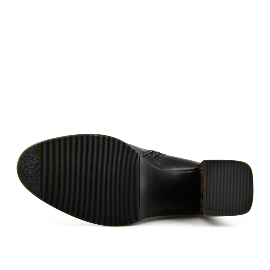 botine damă piele ecologică negru 4