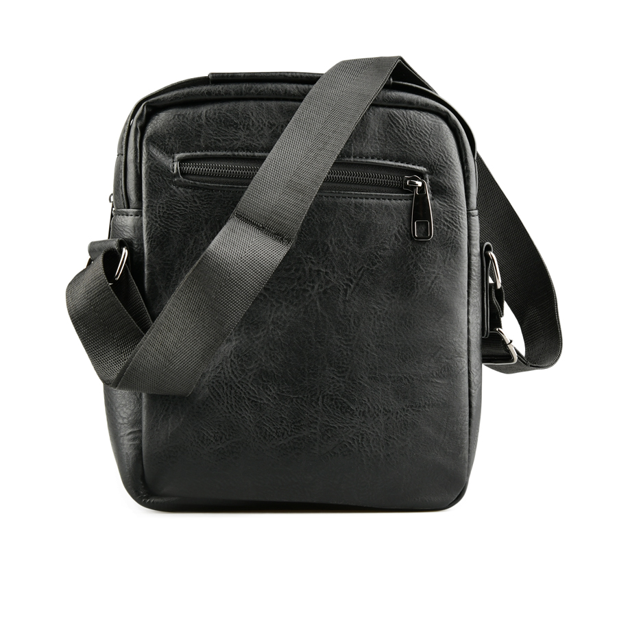 geantă bărbați piele ecologică negru 1