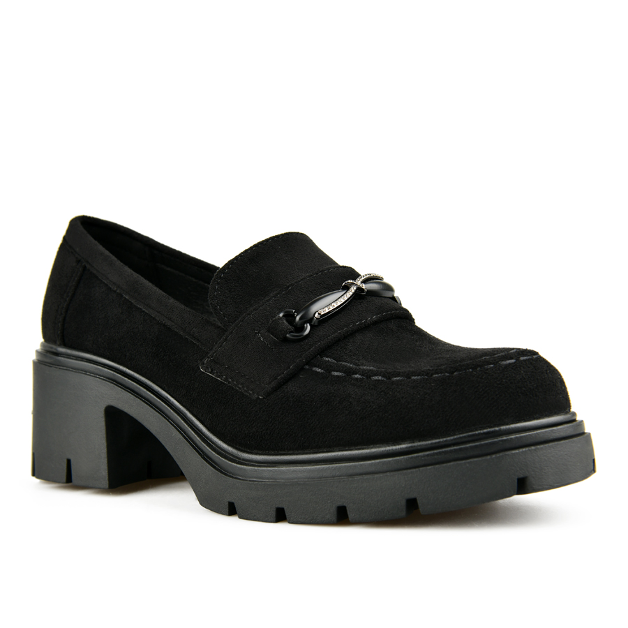 дамски обувки текстил черни 2