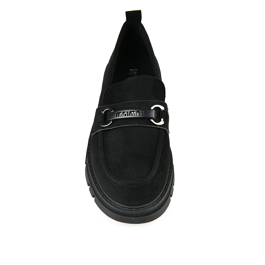 дамски обувки текстил черни 2